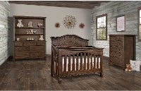 Antique Brown 5 in 1 Convertible Crib - Cheyenne