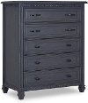 863-WG Classic Weathered Gray Tall Chest - Madison