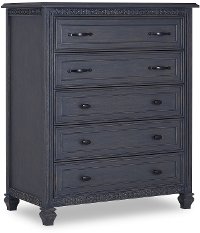863-WG Classic Weathered Gray Tall Chest - Madison