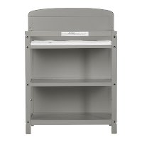 Contemporary Steel Gray 4 in 1 Crib and Changing Table Combo - Anna-2