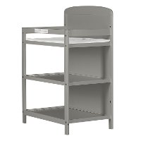 Contemporary Steel Gray 4 in 1 Crib and Changing Table Combo - Anna-3