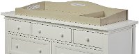 851-LG Classic French Linen Changing Table - Evolur-3