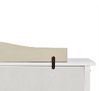 851-LG Classic French Linen Changing Table - Evolur-6