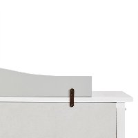 851-SM Classic Gray Pearl Changing Table - Evolur-6