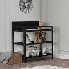 Casual Classic Black Universal Changing Table - Jax