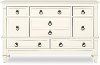 871-B Classic Crème Brulee Cream Dresser - Adele