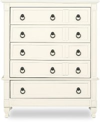 872-B Classic Crème Brulee Cream Chest of Drawers - Adele