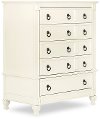 872-B Classic Crème Brulee Cream Chest of Drawers - Adele-2