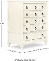 872-B Classic Crème Brulee Cream Chest of Drawers - Adele-3
