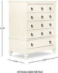 872-B Classic Crème Brulee Cream Chest of Drawers - Adele-3