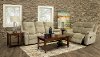 Stone Brown 7 Piece Reclining Living Room Set - Castaway