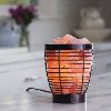 Clearance Black-Like Metal Himalayan Salt Lamp - Candle Warmers