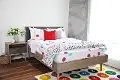 Beddy's Full Multi-Color Get Happy Bedding Collection
