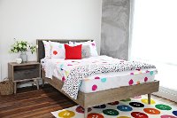 Beddy's Full Multi-Color Get Happy Bedding Collection