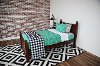 Beddy's Twin Kelly Green Central Park Bedding Collection