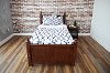 Beddy's Twin White and Blue Shibori Bedding Collection