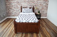 Beddy's Twin White and Blue Shibori Bedding Collection