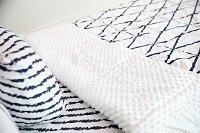 Beddy's Twin White and Blue Shibori Bedding Collection-2