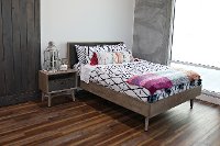 Beddy's Twin White and Blue Shibori Bedding Collection-7