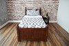 Beddy's Full White and Blue Shibori Bedding Collection