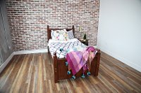 Beddy's Queen White and Blue Shibori Bedding Collection-7