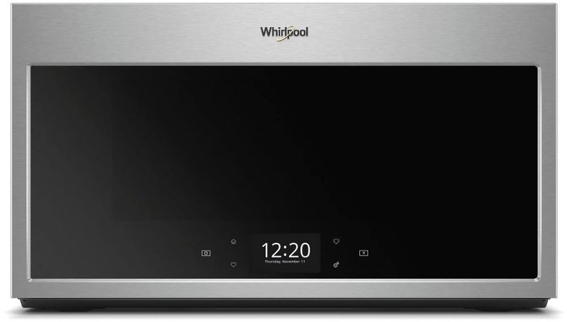 Whirlpool Over The Range Microwave 1 9 Cu Ft Fingerprint Whirlpool Over The Range Microwave 1 9 Cu Ft Fingerprint Resistant Stainless Steel Rc Willey Furniture
