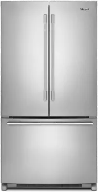 WRFA35SWHZ Whirlpool 25.2 cu ft French Door Refrigerator - Stainless Steel