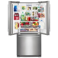 WRFA60SMHZ Whirlpool French Door Refrigerator - 30 Inch Stainless Steel-2
