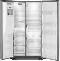 WRSA88FIHZ Whirlpool 36 Inch Side by Side Refrigerator - 28 cu. ft. Fingerprint Resistant Stainless Steel-3