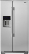 WRSA71CIHZ Whirlpool Side-by-Side Refrigerator with exterior ice and water dispenser - 36 Inch Stainless Steel Counter Depth