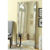 Contemporary Full Length Silver Floor Mirror