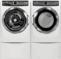 KIT Electrolux Front Load Washer and Dryer Laundry Pair - White Gas