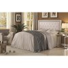 Contemporary White Queen Upholstered Headboard - Andenne-2