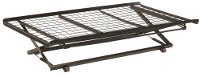 Black Metal Pop-Up Twin Trundle Bed - Classic