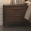 Rustic Modern Brown Nightstand - Edmonton