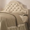 Traditional Beige Upholstered Queen Headboard - Ojai