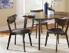 Set of 2 Walnut Mid Century Modern Dining Chairs - Malone