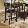 Transitional Espresso Counter Height Stool (Set of 2) - Lavon