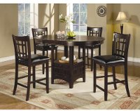 Transitional Espresso Counter Height Stool (Set of 2) - Lavon-2