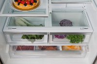 B21CT80SNB Bosch Counter Depth French Door Refrigerator - 20.7 cu. ft., 36 Inch Black Stainless Steel-2