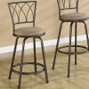 Classic Brown 2 Piece Counter Height Stools