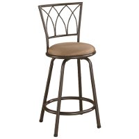 Classic Brown 2 Piece Counter Height Stools-2