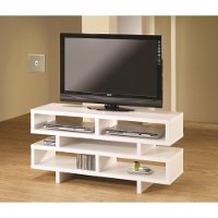 White Contemporary 47 Inch TV Stand