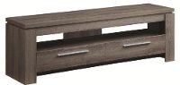 Weathered Gray Transitional 60 Inch TV Stand-2