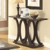 Casual Cappuccino Brown Sofa Table