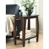 Cappuccino Brown Accent Table