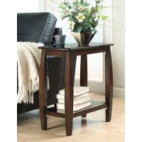 Cappuccino Brown Accent Table
