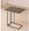 Black Nickel Transitional Accent Table-2