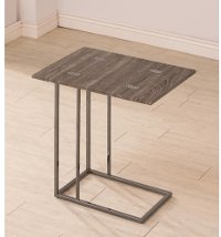 Black Nickel Transitional Accent Table-2