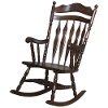 Traditional Medium Brown Rocking Chair